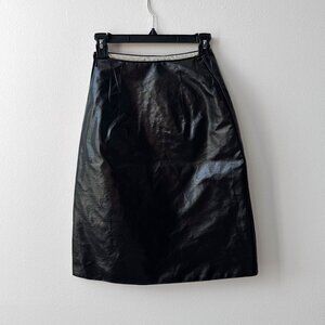 Oil Pencil Skirt